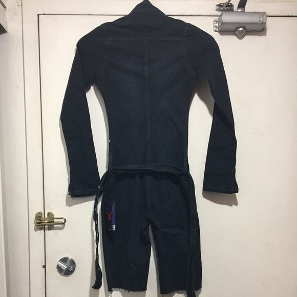 VINTAGE BIG SEVEN DENIM SHORT JUMPSUITS SIZE 36 - Picture 5 of 7